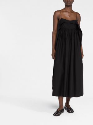 Sukienka midi bawełniana Cecilie Bahnsen czarna