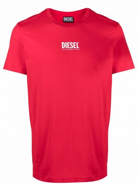 Camiseta manga corta Diesel rojo