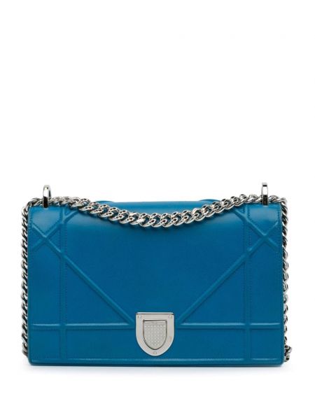 Чанта през рамо Christian Dior Pre-owned синьо