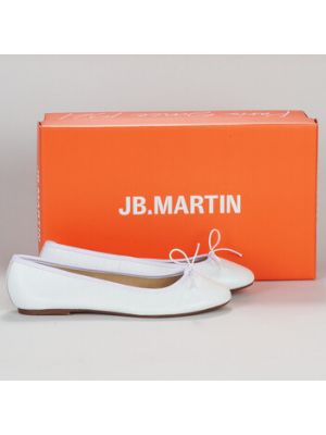 Białe balerinki Jb Martin