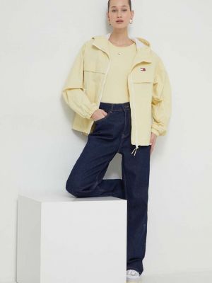 Kurtka jeansowa Tommy Jeans żółta