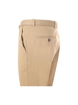 Pantalones chinos con cremallera de algodón Circolo 1901 beige