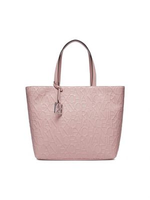 Shopper torbica Armani Exchange ružičasta
