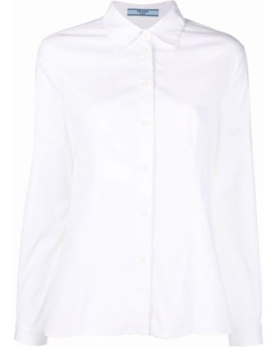 Camisa slim fit Prada Pre-owned blanco