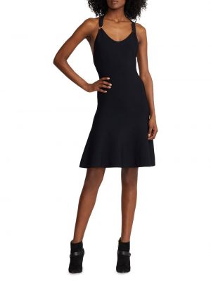 Платье миди без рукавов Ralph Lauren Collection черное