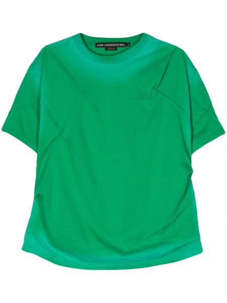 Tricou din bumbac Andersson Bell verde