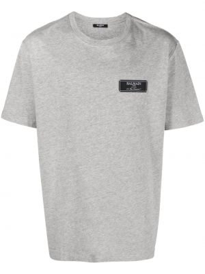 T-shirt Balmain grigio
