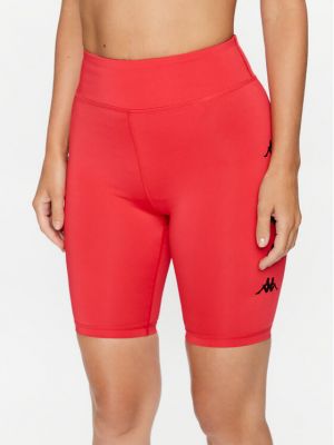 Pantaloni scurți de sport skinny fit Kappa roz