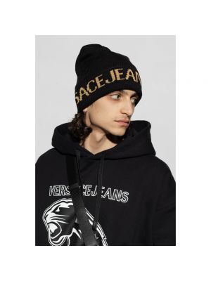 Gorro Versace Jeans Couture negro