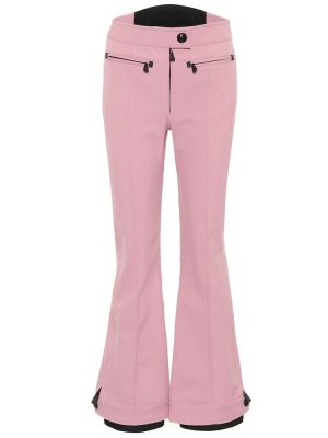 Spodnie z wysoką talią Moncler Grenoble różowe