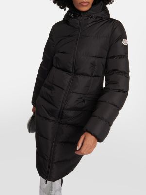 Péřový kabát Moncler černý