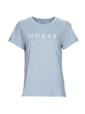 Tričko s krátkými rukávy Guess modré
