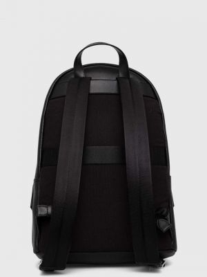 Kožený batoh Tommy Hilfiger černý