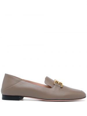 Skinn loafers Bally brun