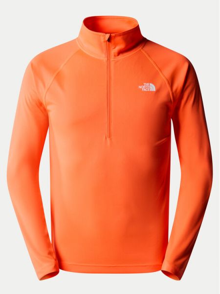 Tricou slim fit The North Face portocaliu