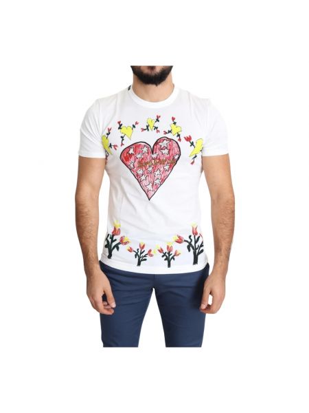 Koszulka z nadrukiem Dolce And Gabbana biała