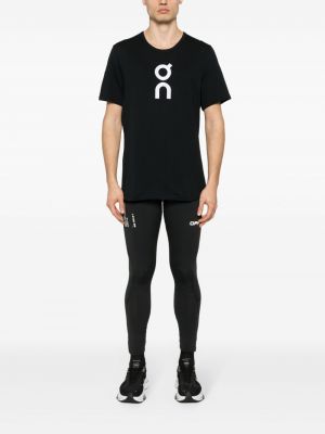 T-shirt à imprimé On Running noir