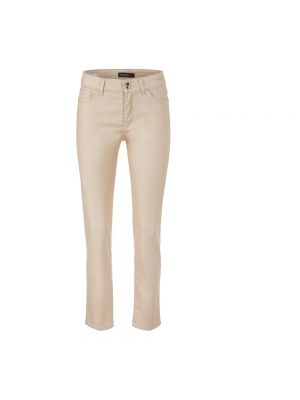 Jeansy skinny Marc Cain beżowe