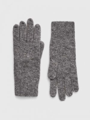 Vlněné rukavice United Colors Of Benetton šedé