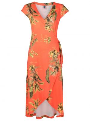Virágos ruha nyomtatás Lygia & Nanny narancsszínű