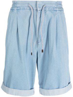 Shorts di jeans Brunello Cucinelli blu