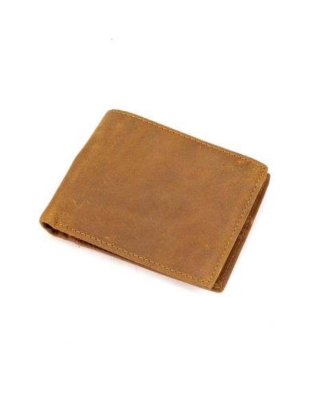 Шкіряний гаманець Royalbag коричневий