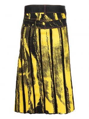Džínová sukně s potiskem Feben