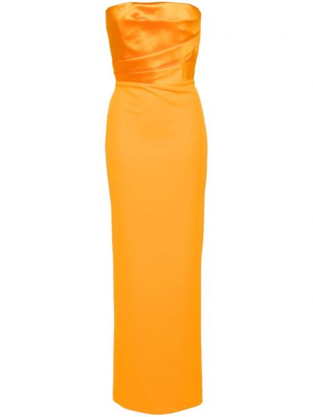 Вечерна рокля Solace London оранжево