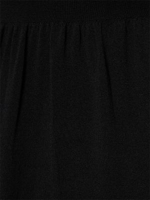 Vestido largo de viscosa Matteau negro