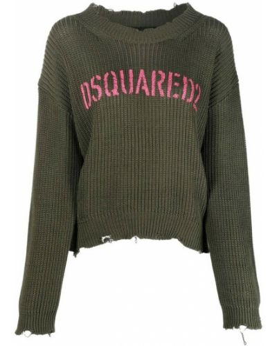 Sweter Dsquared2, zielony