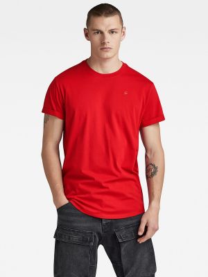 Camiseta de estrellas G-star Raw rojo