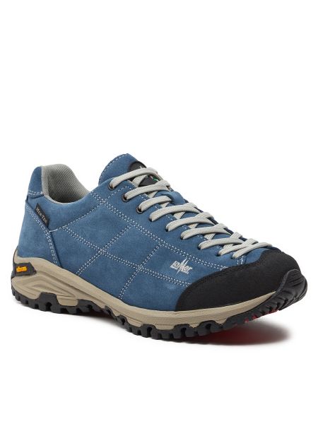 Trekking čevlji iz semiša Lomer modra
