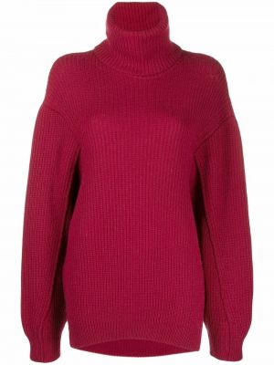 Jersey de punto de cuello vuelto de tela jersey Philosophy Di Lorenzo Serafini rosa