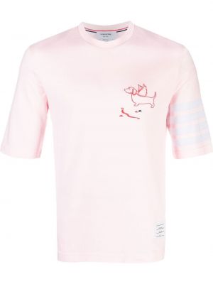 T-shirt Thom Browne rosa