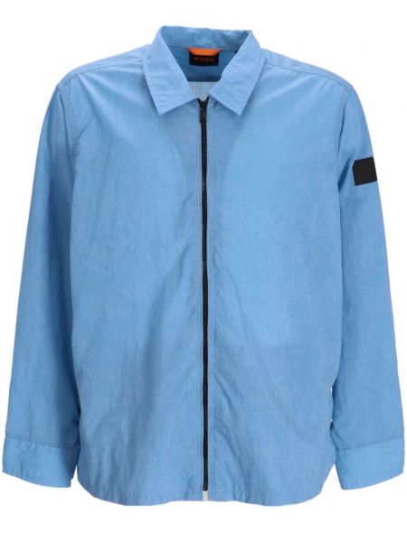 Košulja s patentnim zatvaračem Boss plava