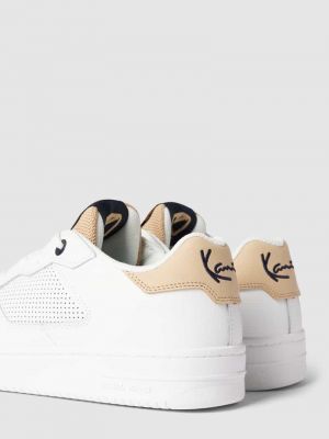Sneakersy sznurowane Karl Kani białe