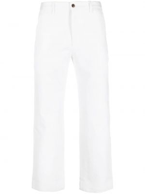 Rovné kalhoty Bode bílé