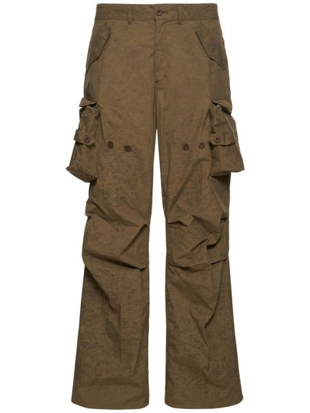 Nylonowe spodnie cargo Andersson Bell khaki