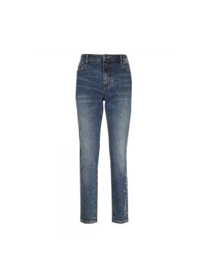 Slim fit skinny jeans Armani Exchange blau