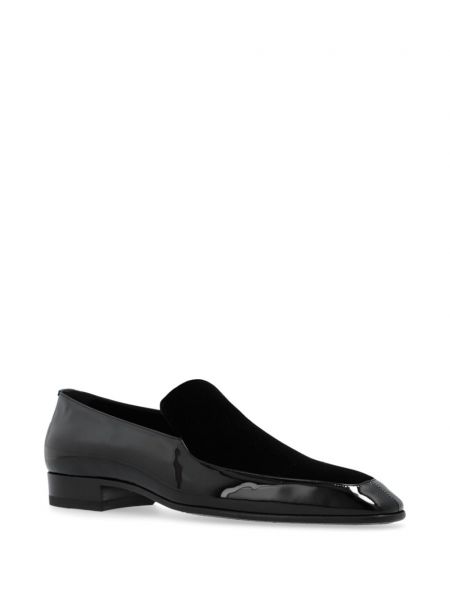 Loafers en cuir Saint Laurent noir