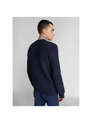 Jersey de lana de algodón de tela jersey North Sails azul