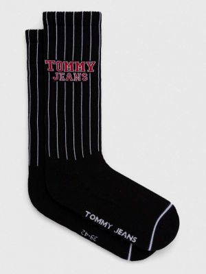 Чорапи Tommy Jeans черно