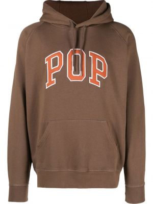 Hettegenser Pop Trading Company brun