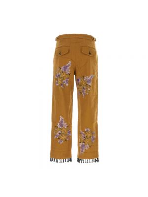 Pantalones de algodón Bode marrón
