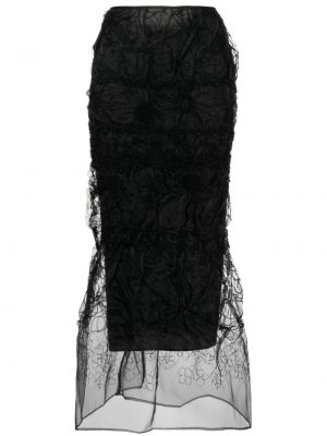 Puzdrová sukňa Cecilie Bahnsen čierna