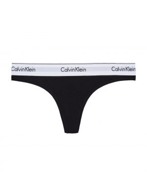Черные стринги Calvin Klein