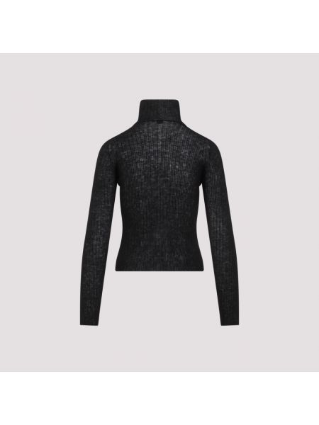 Jersey de tela jersey Saint Laurent negro