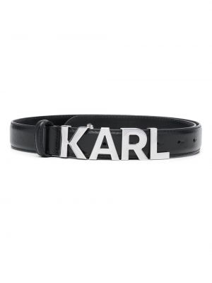 Kožený opasok Karl Lagerfeld