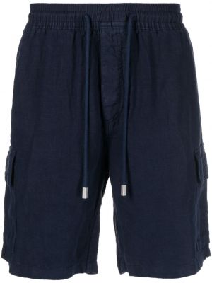 Lanene bermuda kratke hlače Vilebrequin plava