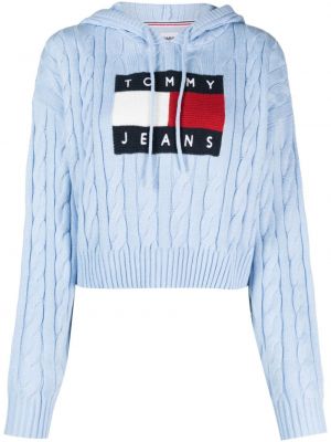Puloverel cu broderie Tommy Jeans